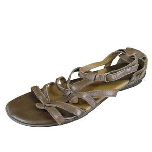 Born Women's Concept Gladiator Brown Leather‎ Sz 7 Medium Gently Used 2025